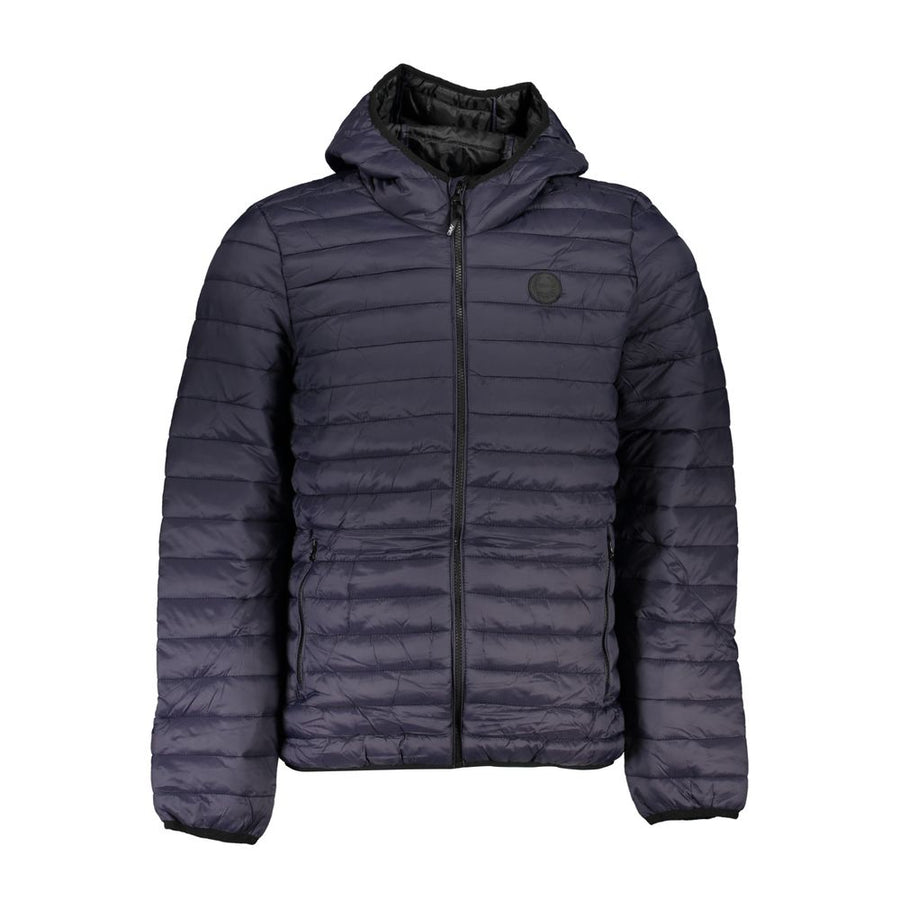 Gianmarco Venturi Men's Nylon Jacket in Blue