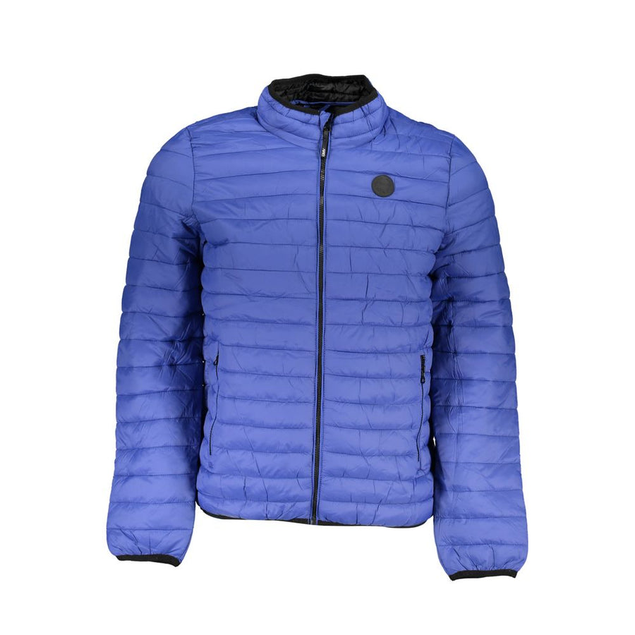 Gianmarco Venturi Men's Nylon Jacket in Blue