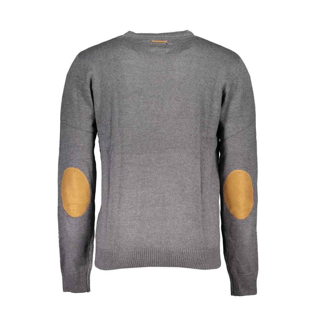 Gianmarco Venturi Grey Cotton Jumper