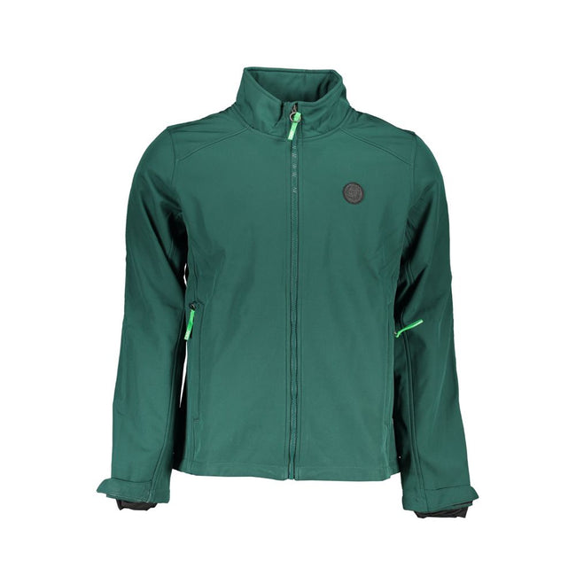Gianmarco Venturi Herrenjacke aus Verde-Polyester