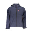 Gianmarco Venturi Blaue Herrenjacke aus Polyester