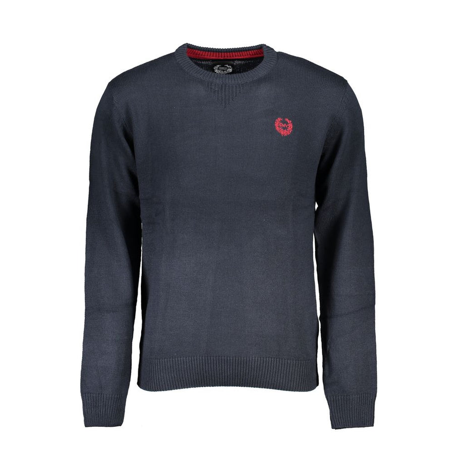 Gianmarco Venturi Men's Blue Cotton Sweater