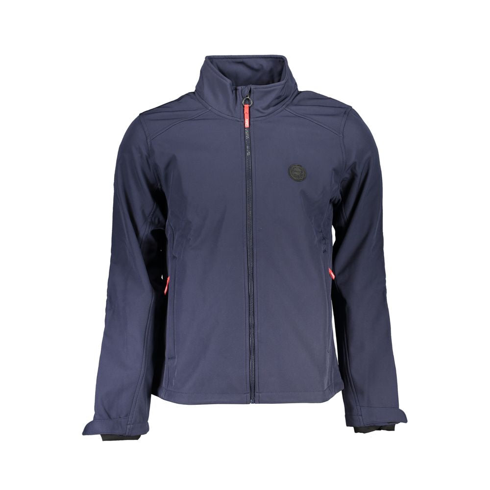 Gianmarco Venturi Blue Polyester Men's Jacket