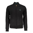 Gianmarco Venturi Schwarzer Herren-Cardigan aus Baumwolle