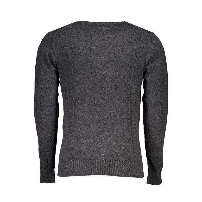 Gianmarco Venturi Graues Sweatshirt aus Nylon