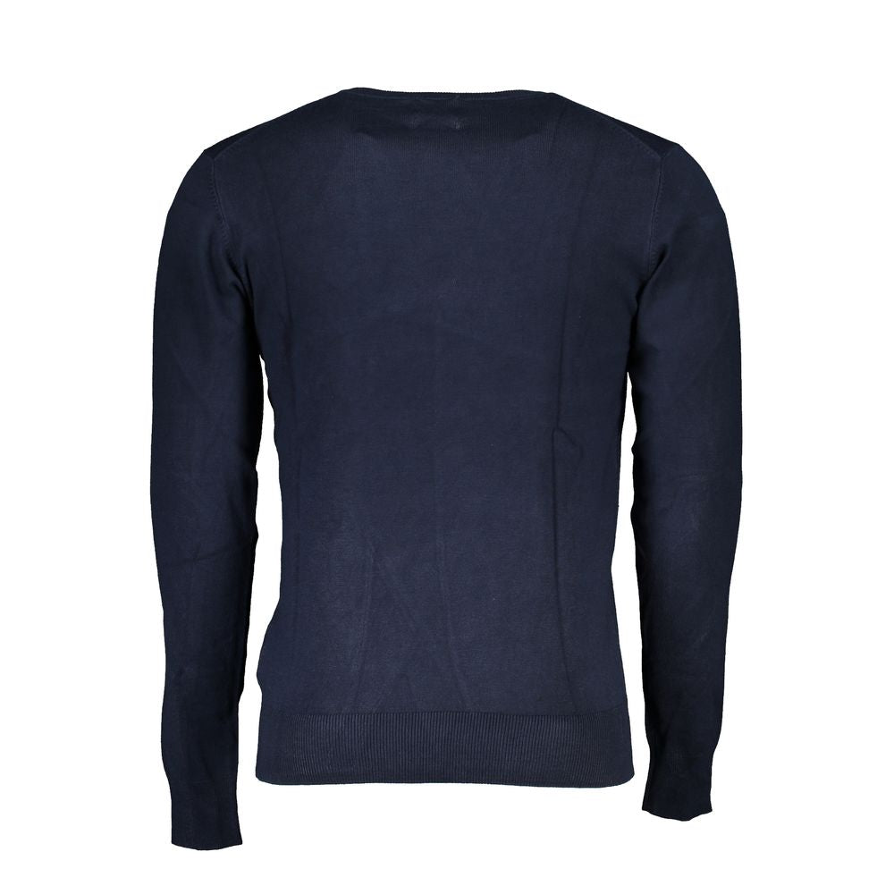 Gianmarco Venturi Blue Nylon Sweatshirt