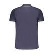 Gianmarco Venturi Blaues Baumwoll-Poloshirt für Herren