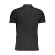 Gianmarco Venturi Schwarzes Herren-Poloshirt aus Baumwolle