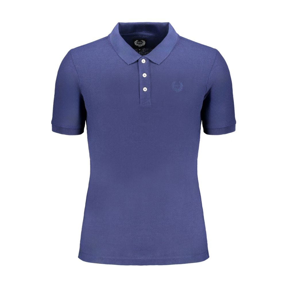 Gianmarco Venturi Men's Blue Cotton Polo Shirt