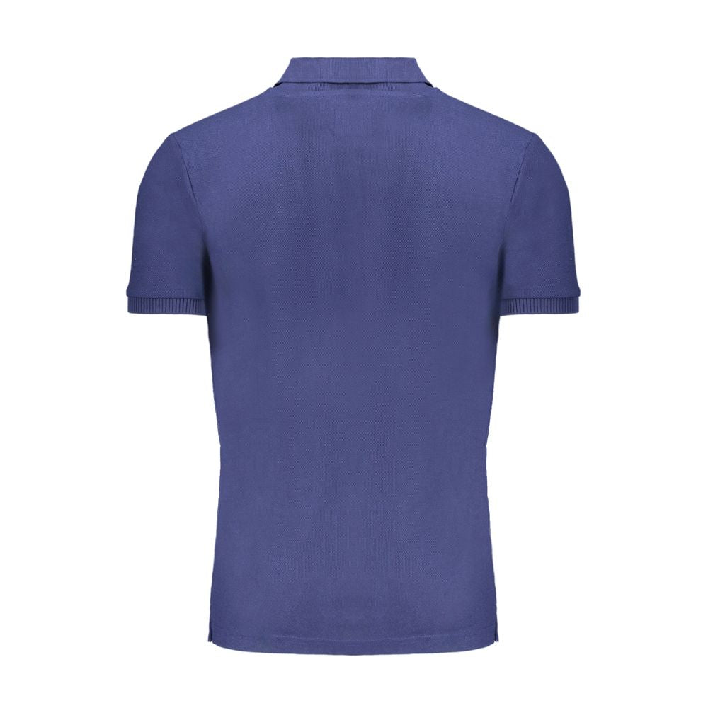 Gianmarco Venturi Men's Blue Cotton Polo Shirt