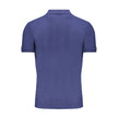 Gianmarco Venturi Blaues Baumwoll-Poloshirt für Herren