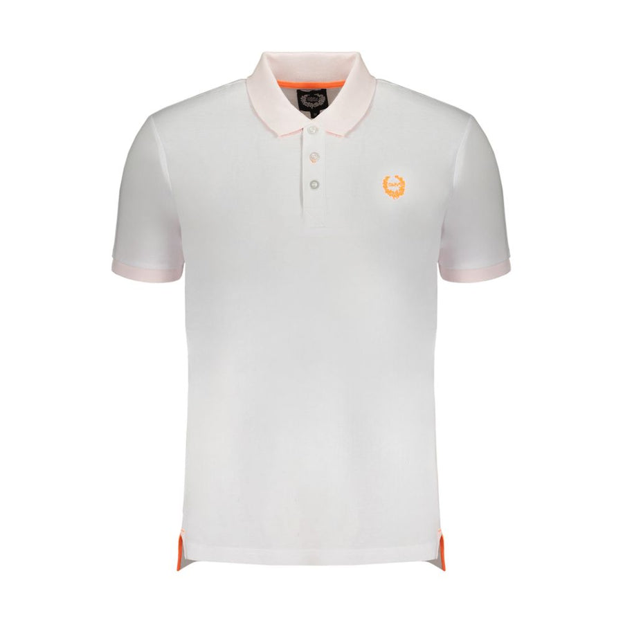Gianmarco Venturi Men's White Cotton Polo Shirt