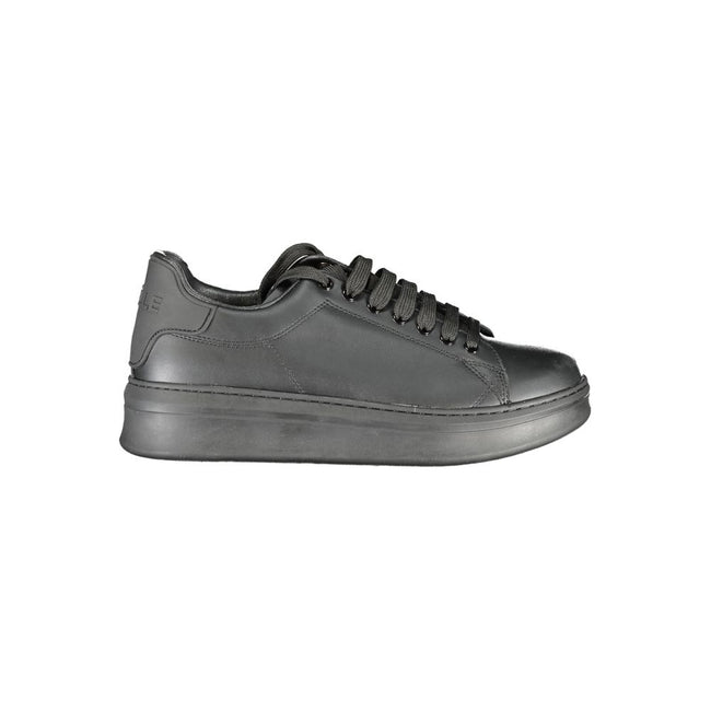 Gaelle Paris Schwarzer Sneaker aus Polyurethan für Herren
