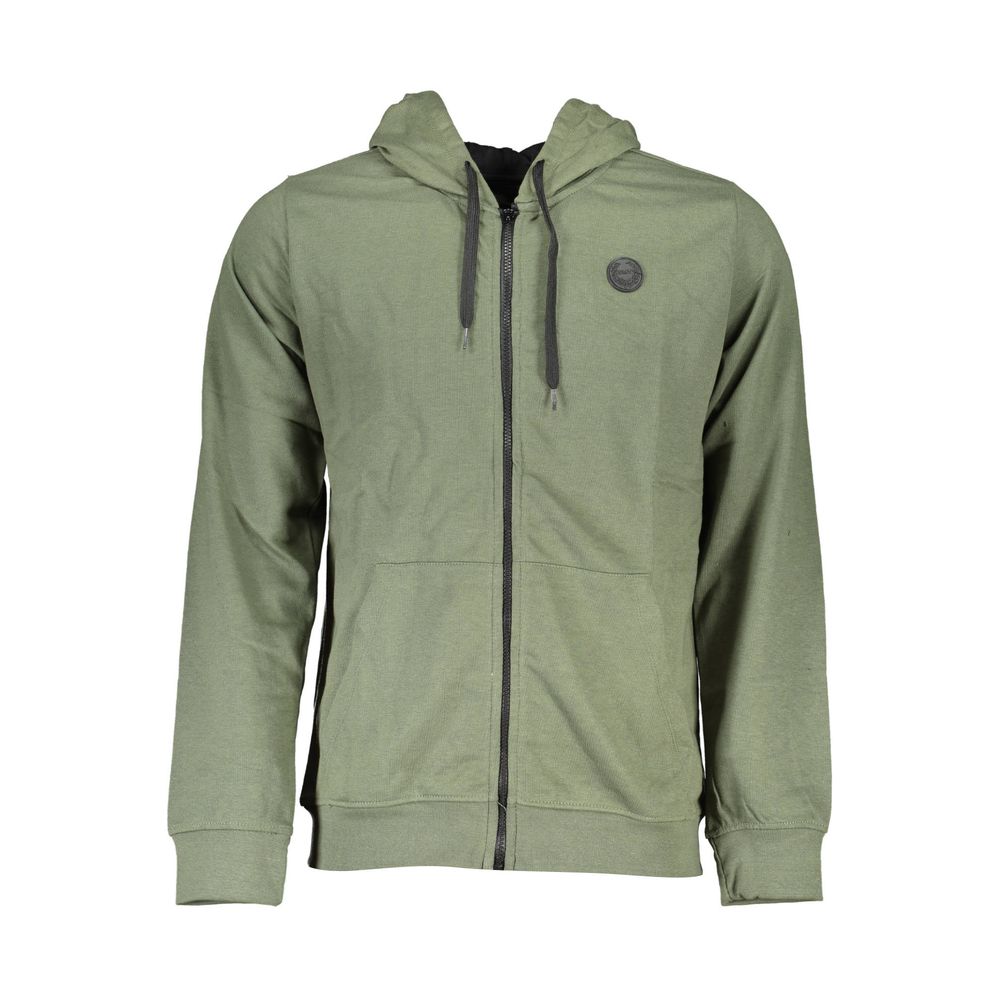 Gianmarco Venturi Men's Cotton Hoodie in Green