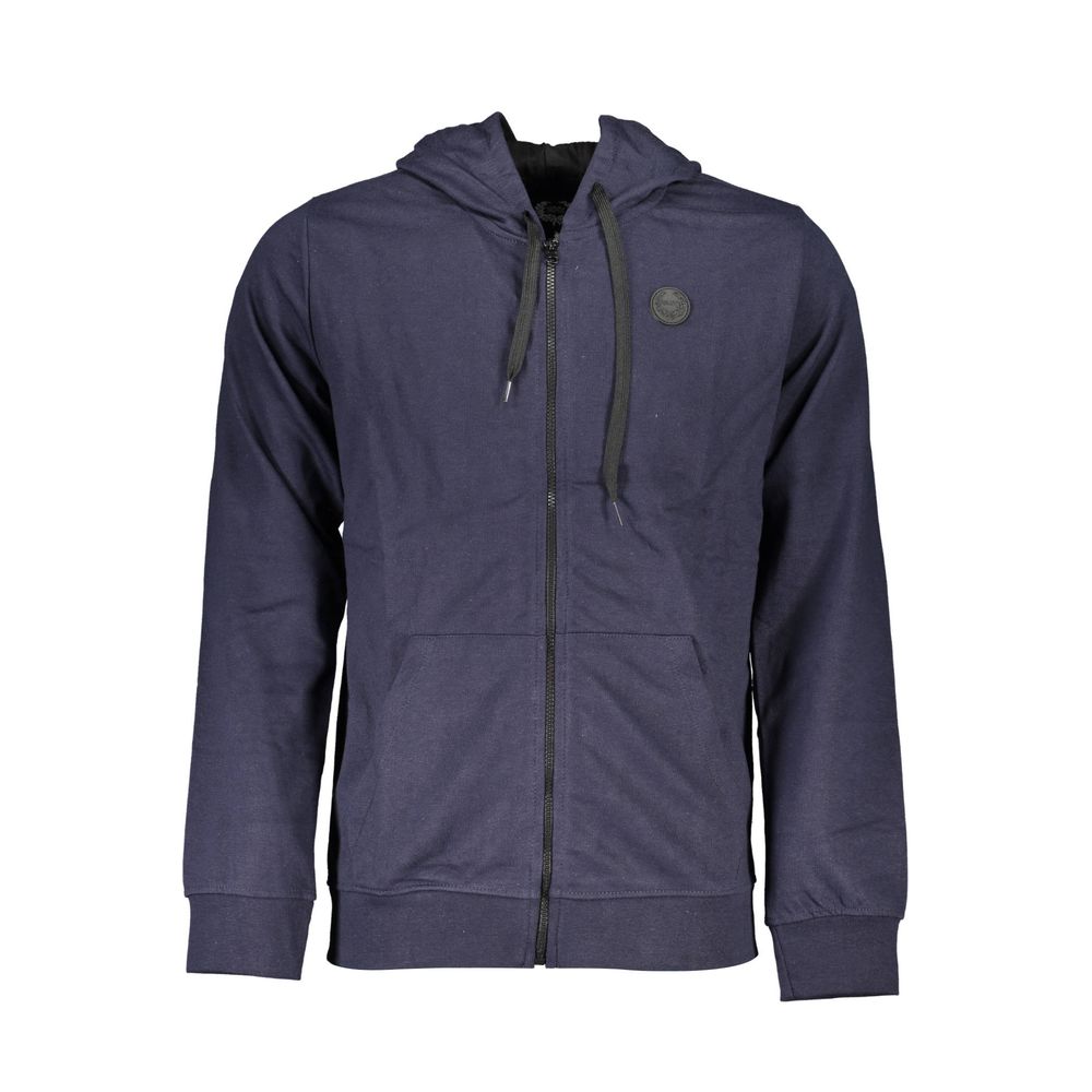 Gianmarco Venturi Men's Blue Cotton Hoodie