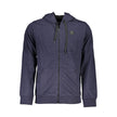 Gianmarco Venturi Blauer Baumwoll-Kapuzenpullover für Herren