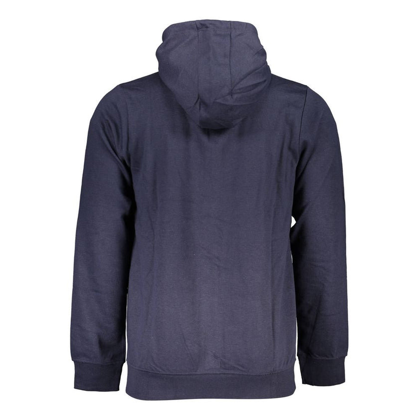 Gianmarco Venturi Blauer Baumwoll-Kapuzenpullover für Herren