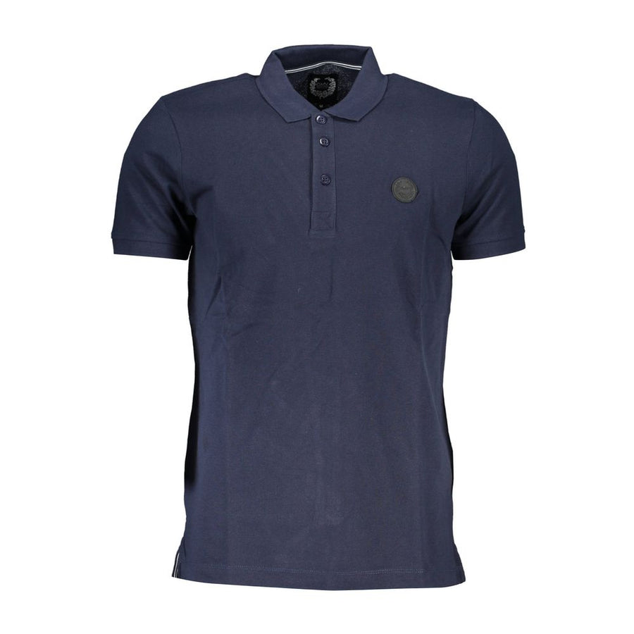 Gianmarco Venturi Blue Cotton Men's Polo Shirt