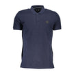 Gianmarco Venturi Blu Cotton Herren Poloshirt