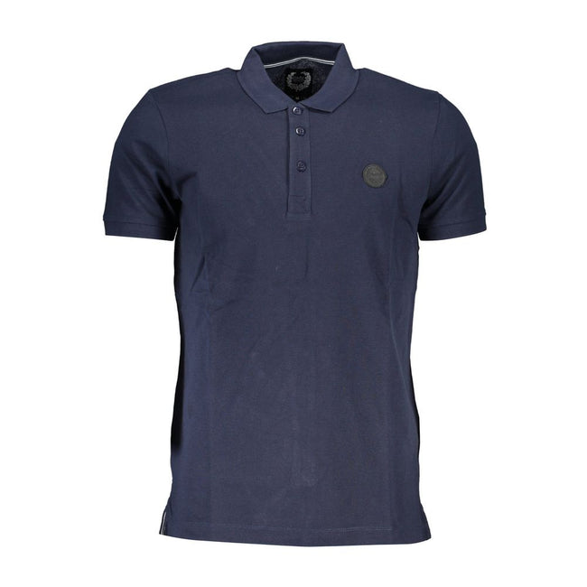 Gianmarco Venturi Blu Cotton Herren Poloshirt