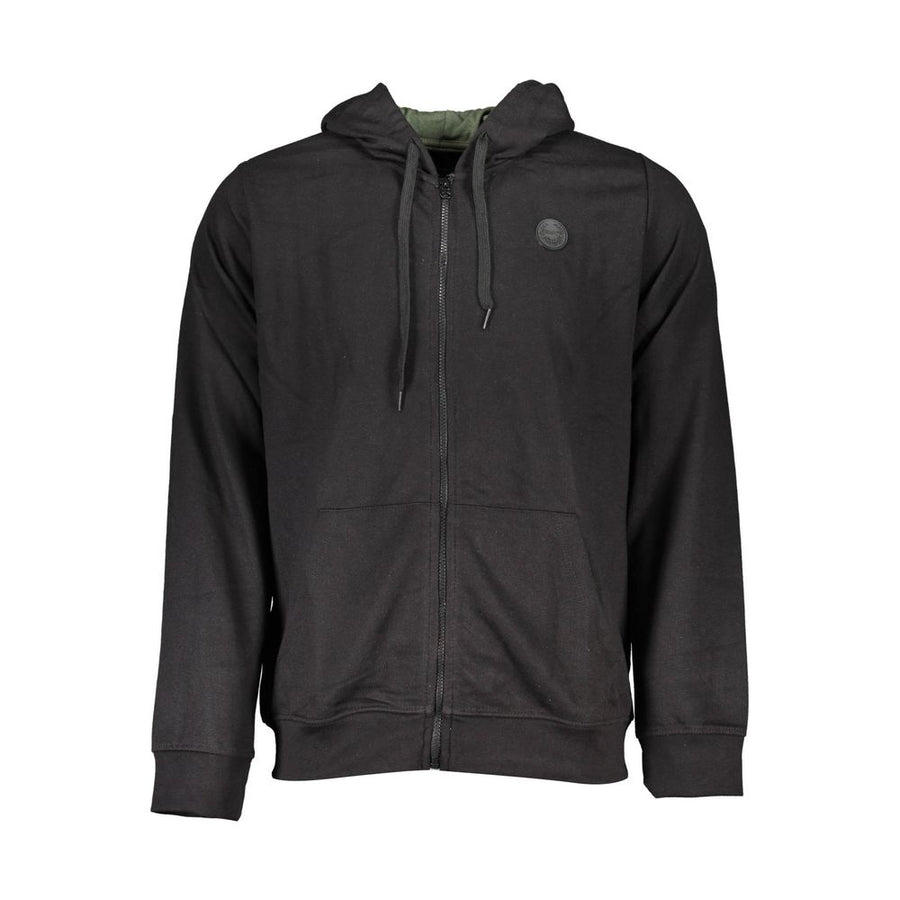 Gianmarco Venturi Men's Black Cotton Hoodie