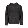 Gianmarco Venturi Schwarzes Herren-Kapuzensweatshirt aus Baumwolle