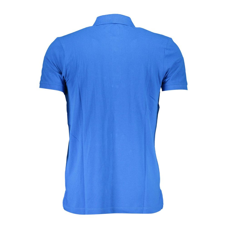 Gianmarco Venturi Blue Cotton Men's Polo Shirt