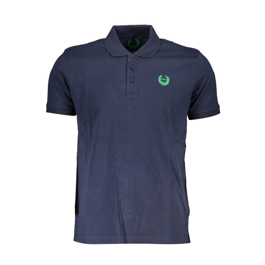 Gianmarco Venturi Blue Cotton Men's Polo Shirt