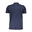 Gianmarco Venturi Blu Cotton Herren Poloshirt