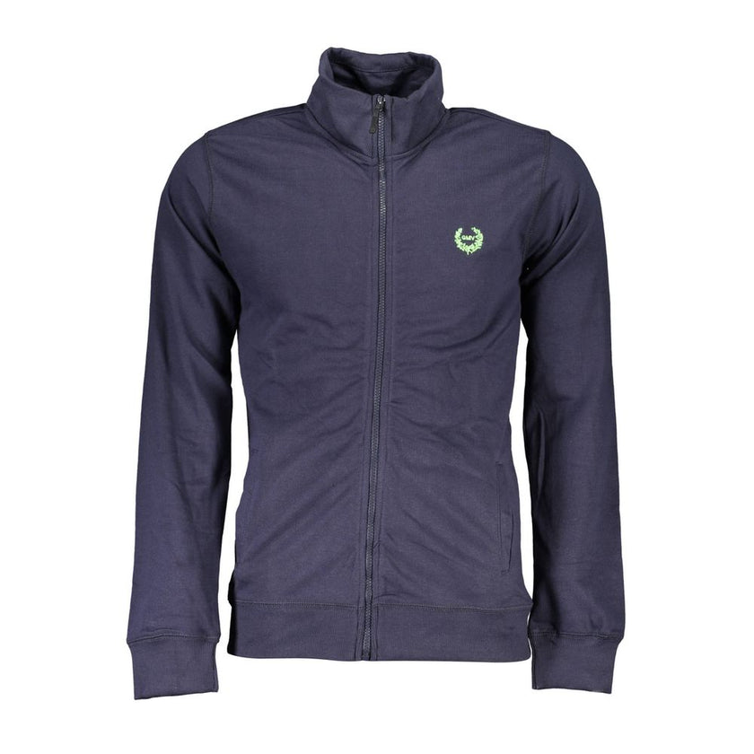 Gianmarco Venturi Blaues Baumwoll-Sweatshirt für Herren