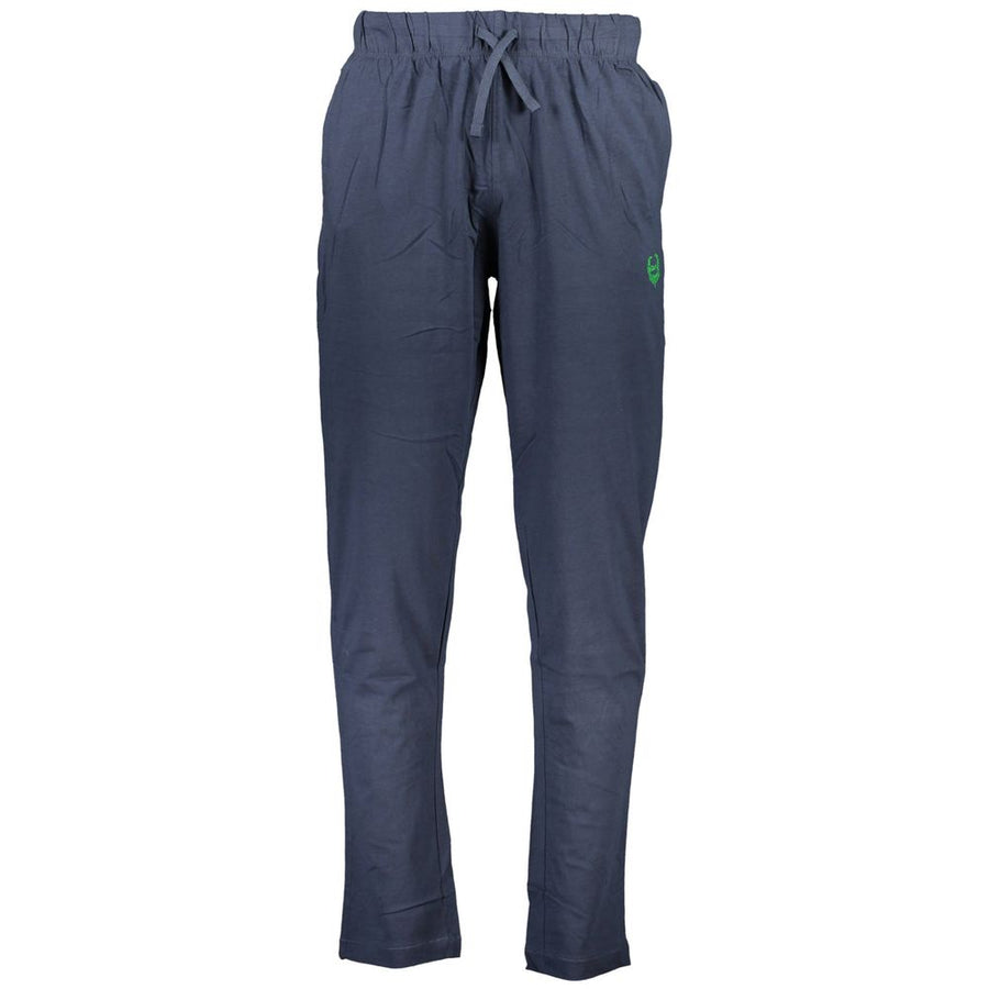 Gianmarco Venturi Men's Blue Cotton Tracksuit Bottoms