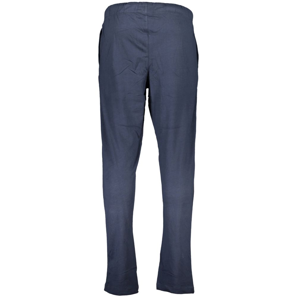Gianmarco Venturi Men's Blue Cotton Tracksuit Bottoms