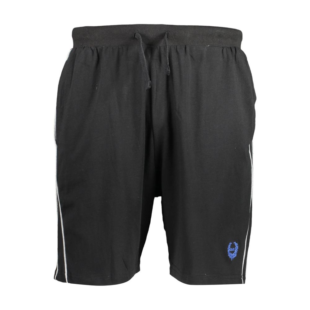 Gianmarco Venturi Men's Black Cotton Sweatpants