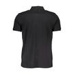 Gianmarco Venturi Schwarzes Herren-Poloshirt aus Baumwolle