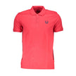 Gianmarco Venturi Rotes Herren-Poloshirt aus Baumwolle