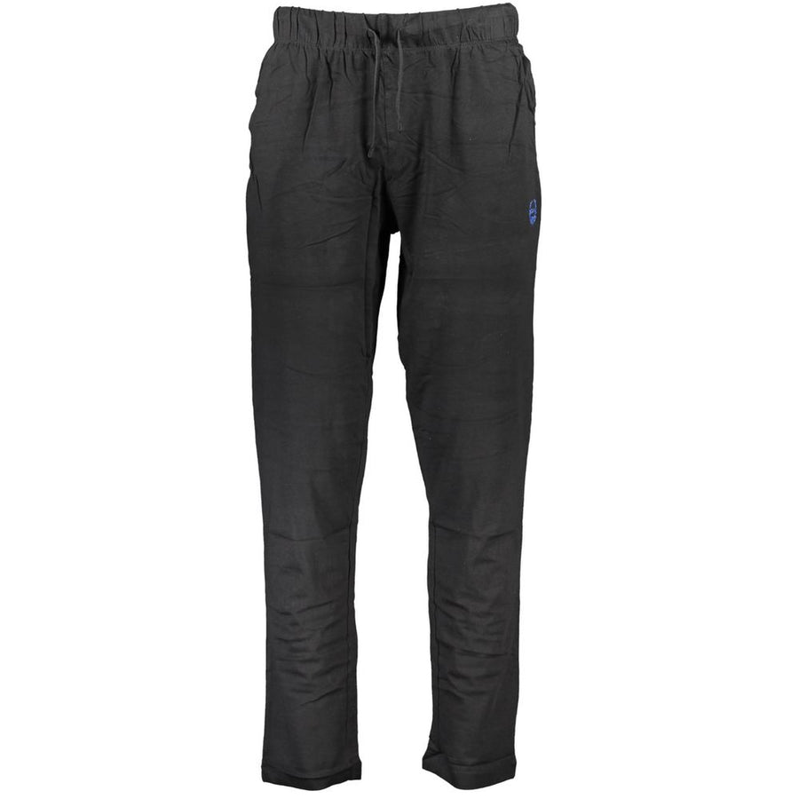 Gianmarco Venturi Men's Black Cotton Trousers
