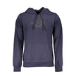 Gianmarco Venturi Blauer Baumwoll-Kapuzenpullover für Herren