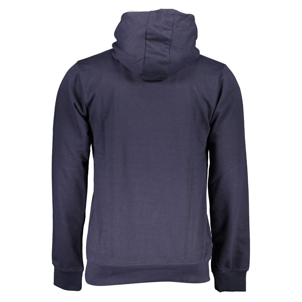 Gianmarco Venturi Men's Blue Cotton Hoodie