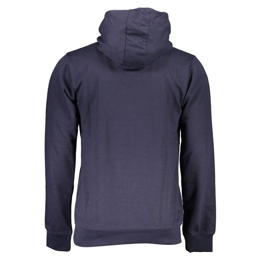 Gianmarco Venturi Blauer Baumwoll-Kapuzenpullover für Herren