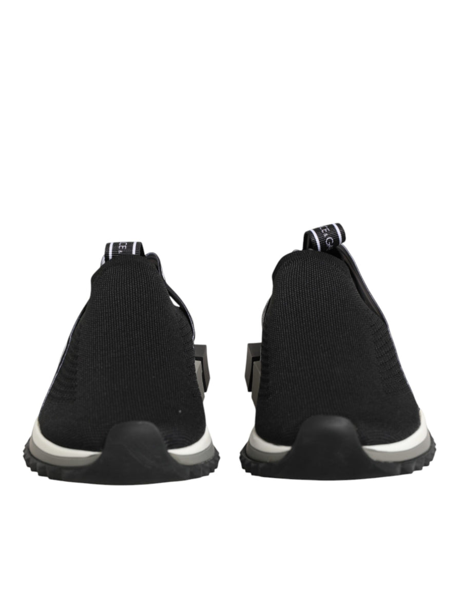 Dolce & Gabbana Black Slip-On Sorrento Sneakers