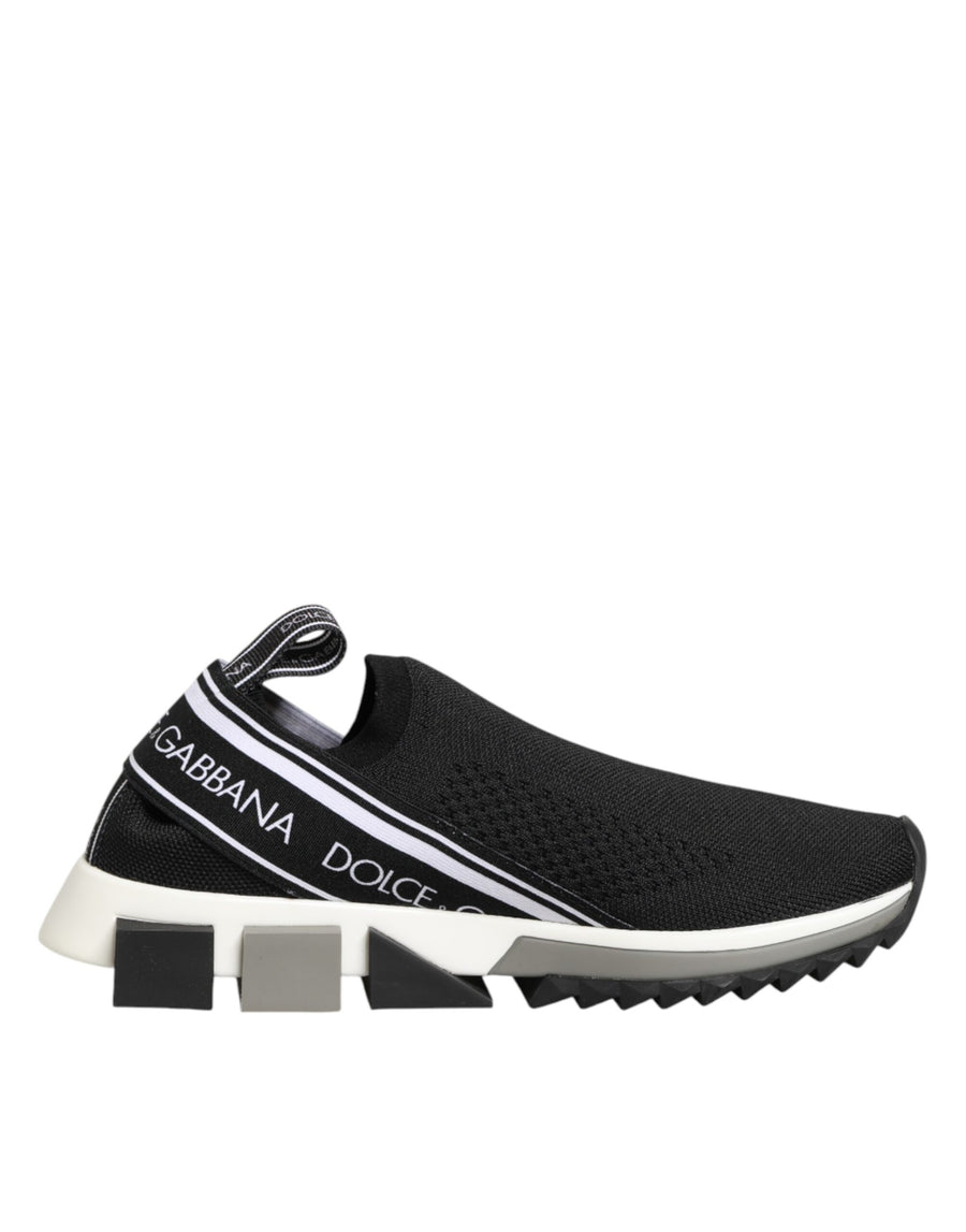 Dolce & Gabbana Black Slip-On Sorrento Sneakers
