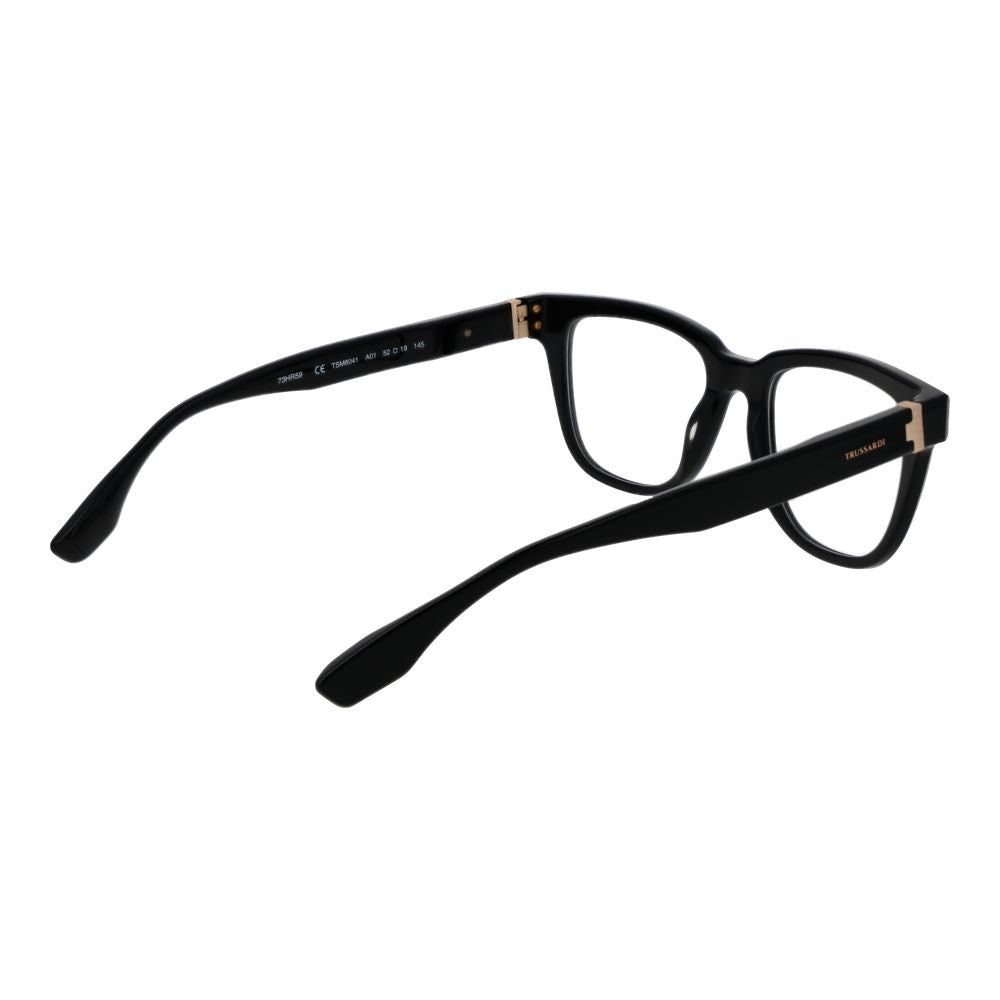 Trussardi schwarze Brille aus Azetat (Gestell)