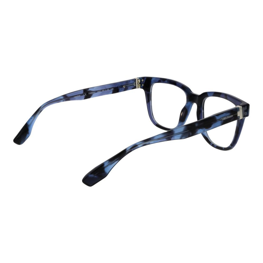 Trussardi Brille aus blauem Acetat