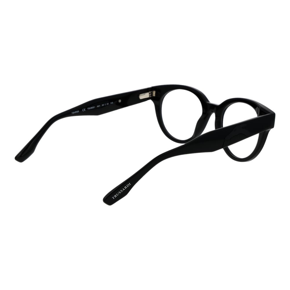 Trussardi Schwarze Brille aus Acetat (Gestell)