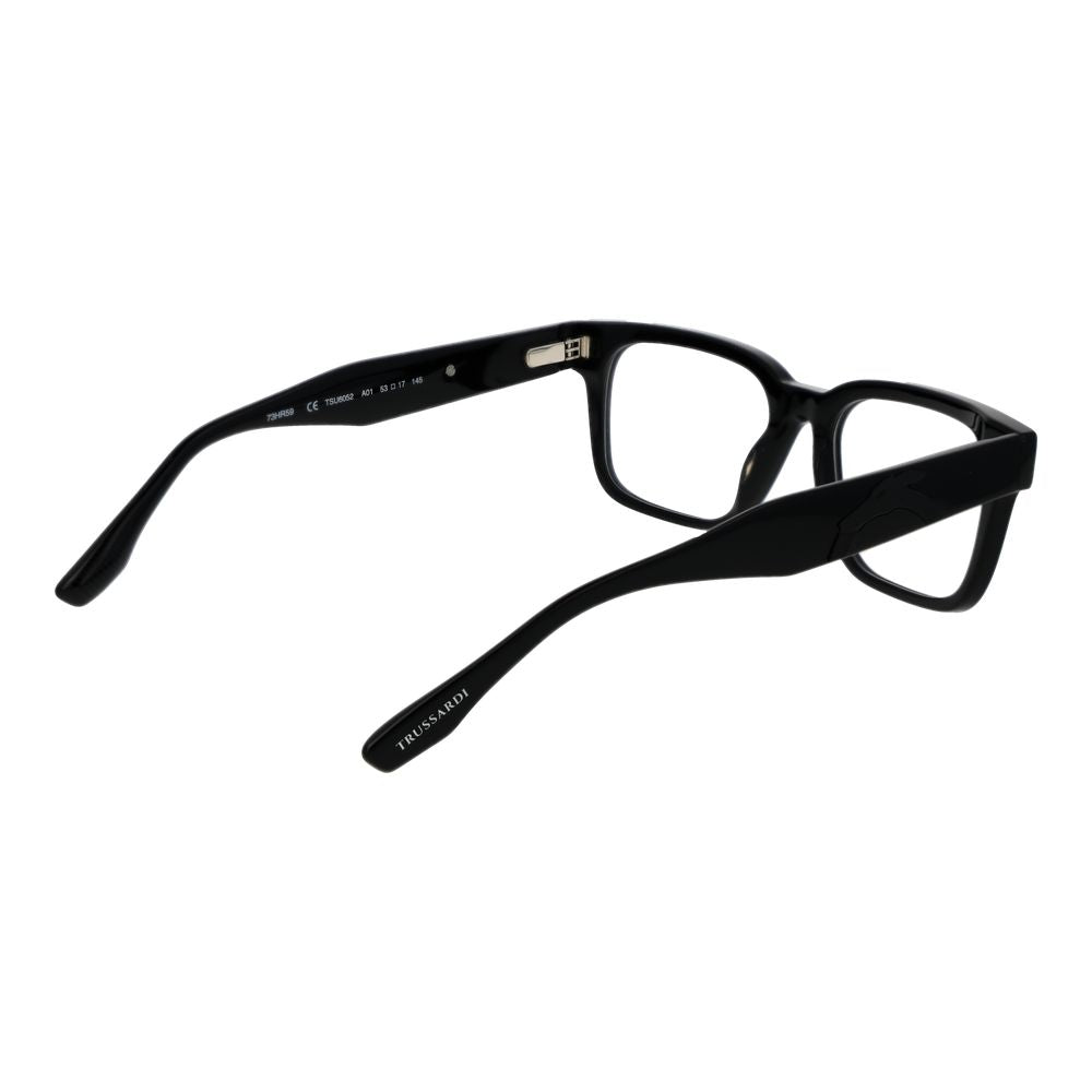 Trussardi Schwarze Brille aus Acetat (Gestell)