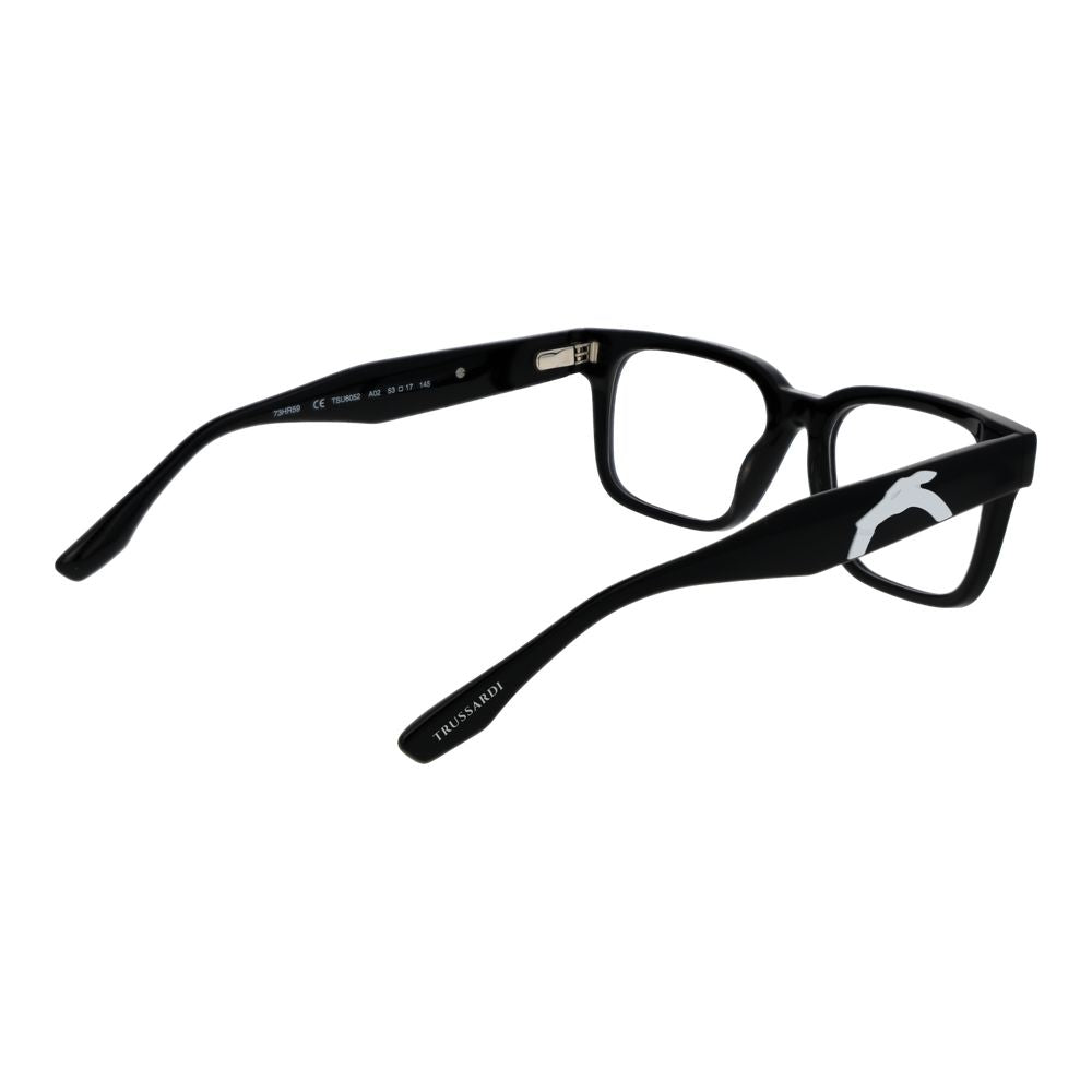 Trussardi Schwarze Brille aus Acetat (Gestell)