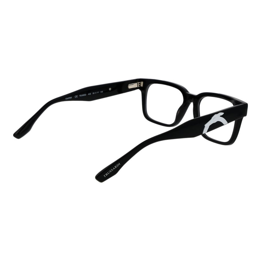 Trussardi Schwarze Brille aus Acetat (Gestell)