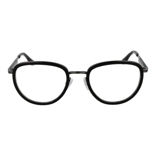 Trussardi Brille aus schwarzem Metall und Kunststoff (Fassung)
