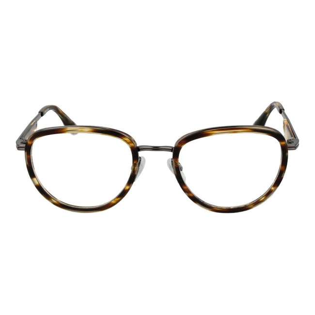 Trussardi Braune Brille aus Metall und Kunststoff (Gestell)