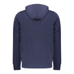 Norway 1963 Blaues Herren-Kapuzensweatshirt aus Baumwolle